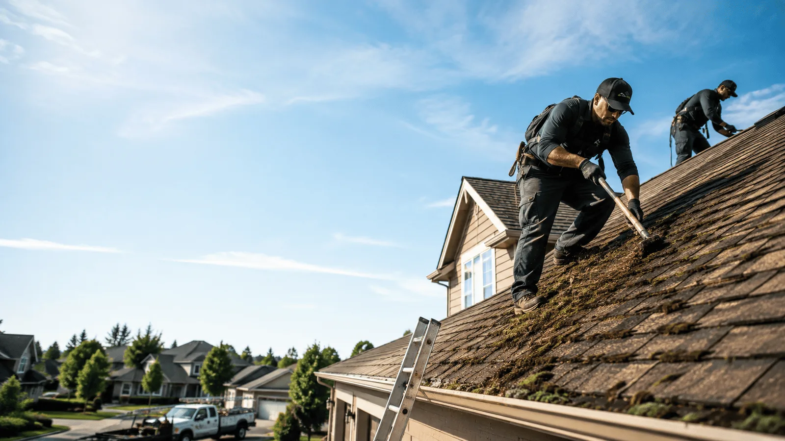 Roof Moss Removal in Waterloo, WI near me